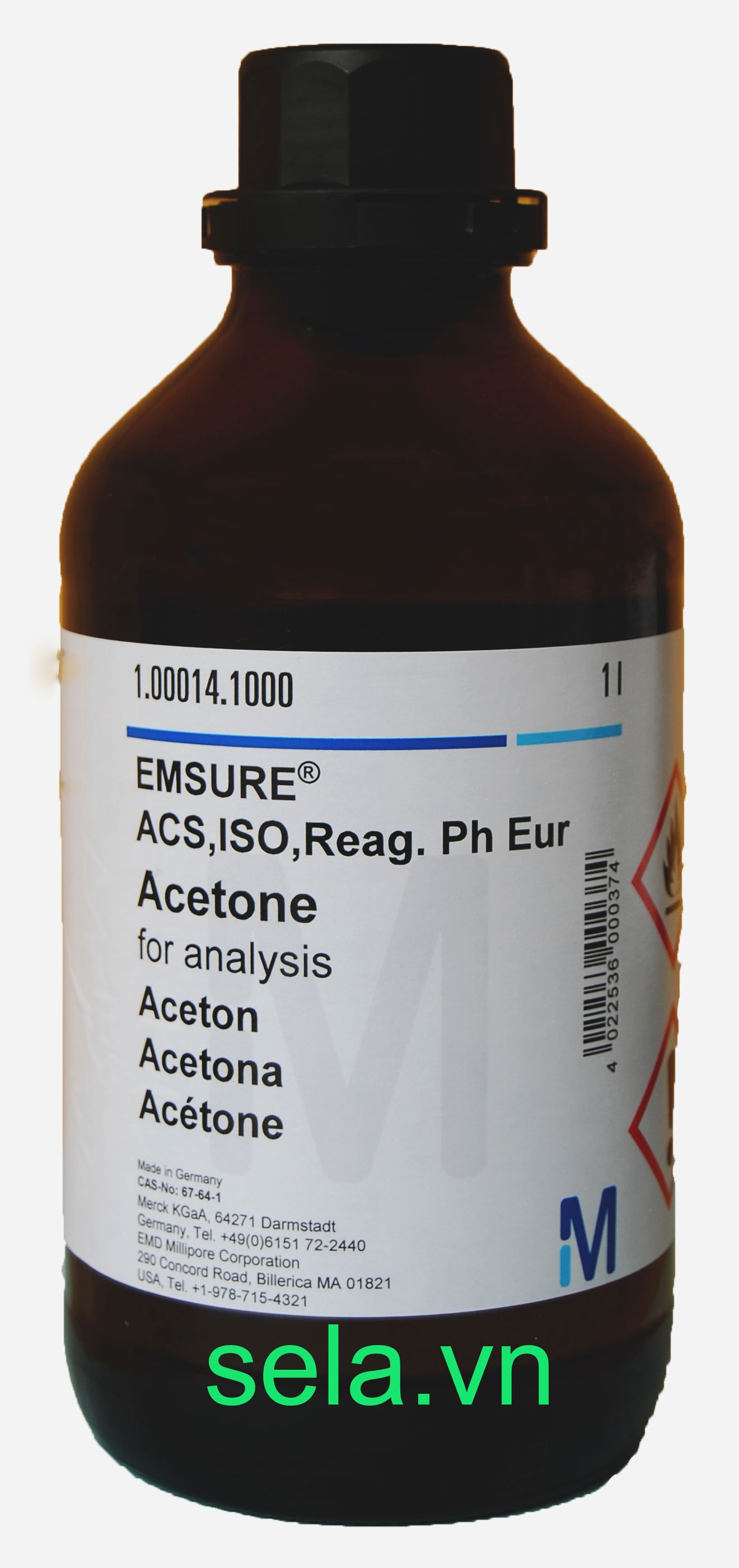 Acetone for analysis EMSURE® ACS,ISO,Reag. Ph Eur