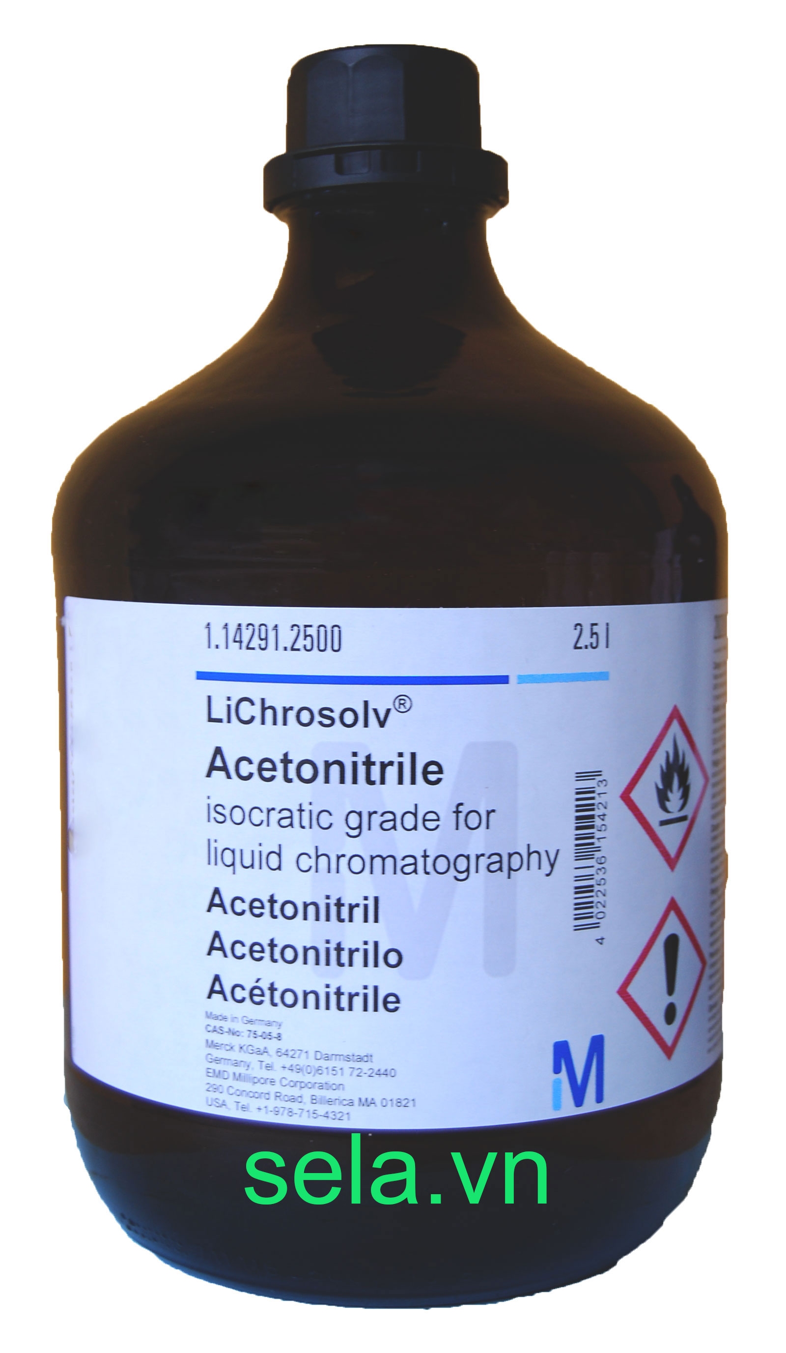 Acetonitrile isocratic grade for liquid chromatography LiChrosolv®