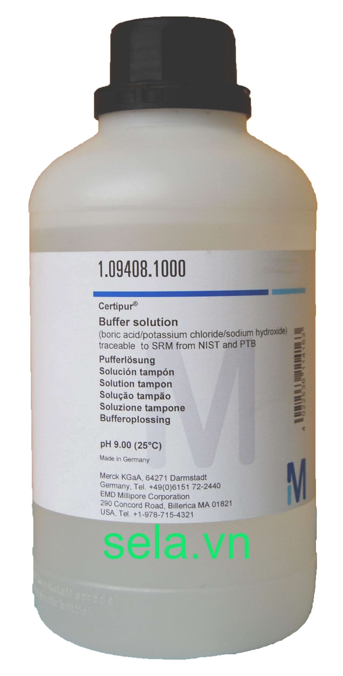 Buffer solution (boric acid/potassium chloride/sodium hydroxide)
