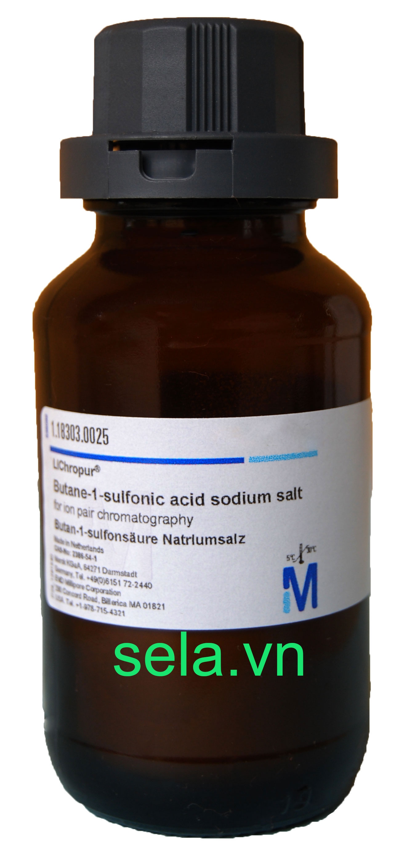 Butane-1-sulfonic acid sodium salt for ion pair chromatography LiChropur®