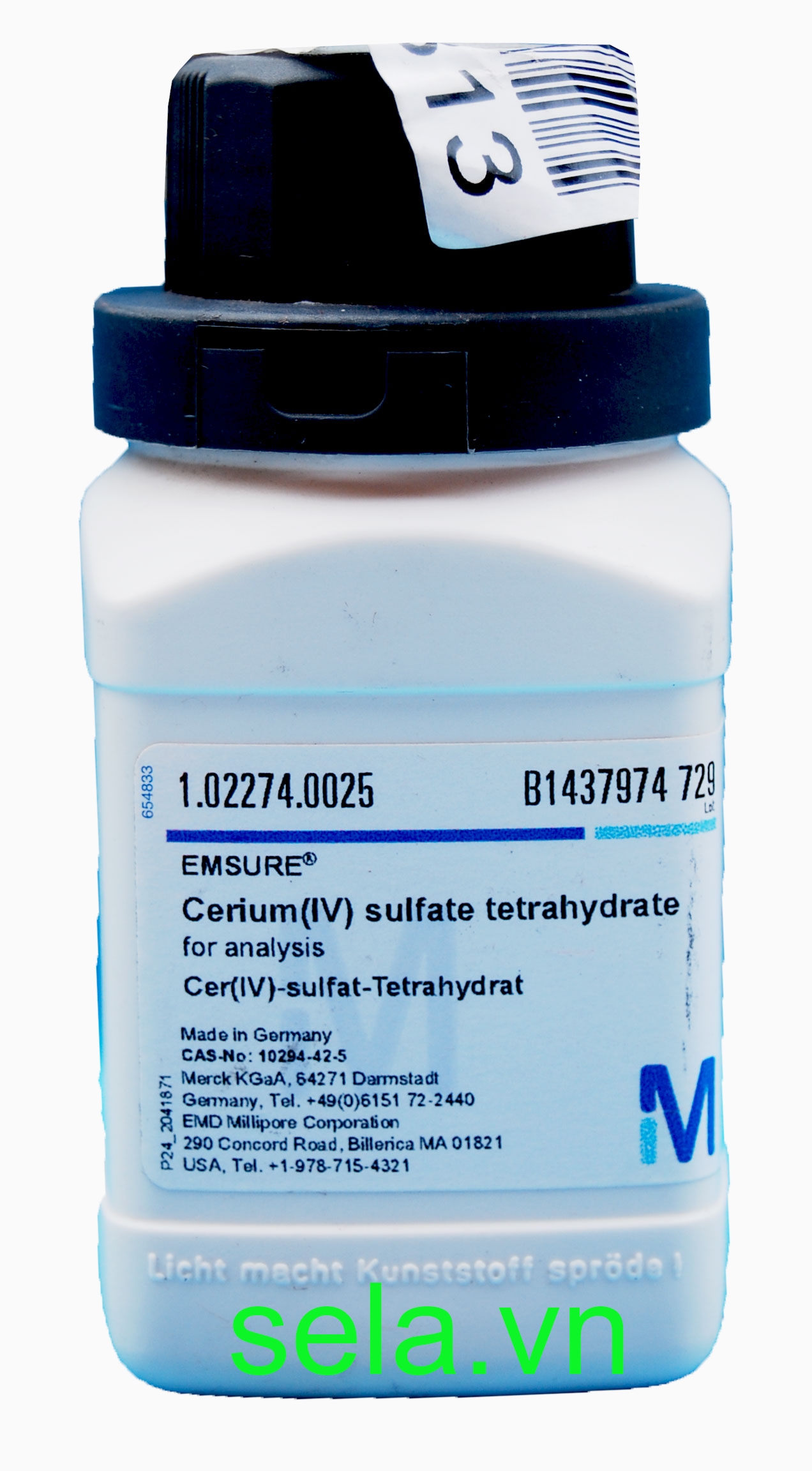 Cerium(IV) sulfate tetrahydrate for analysis EMSURE®