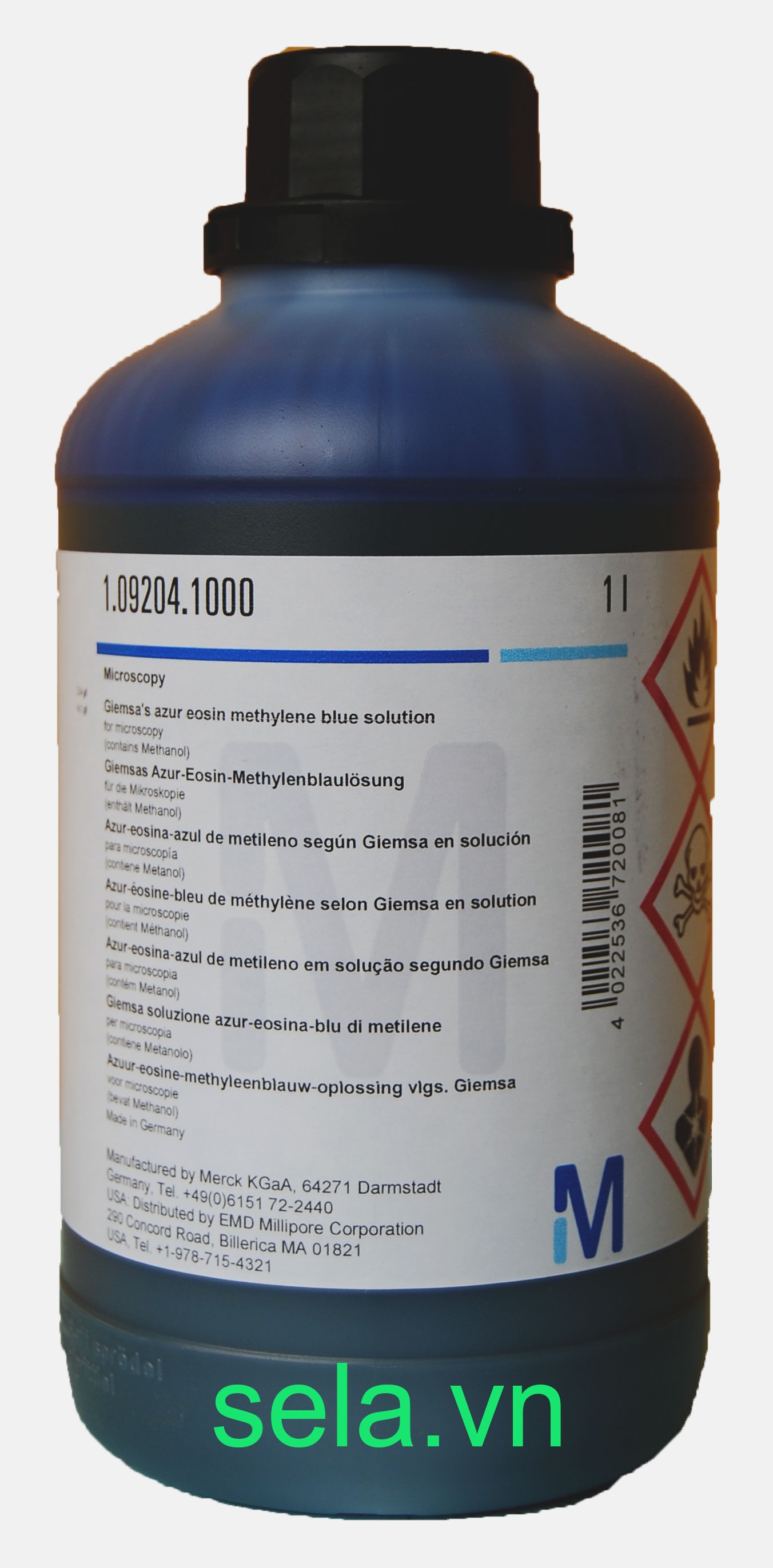 Giemsa's azur eosin methylene blue solution for microscopy