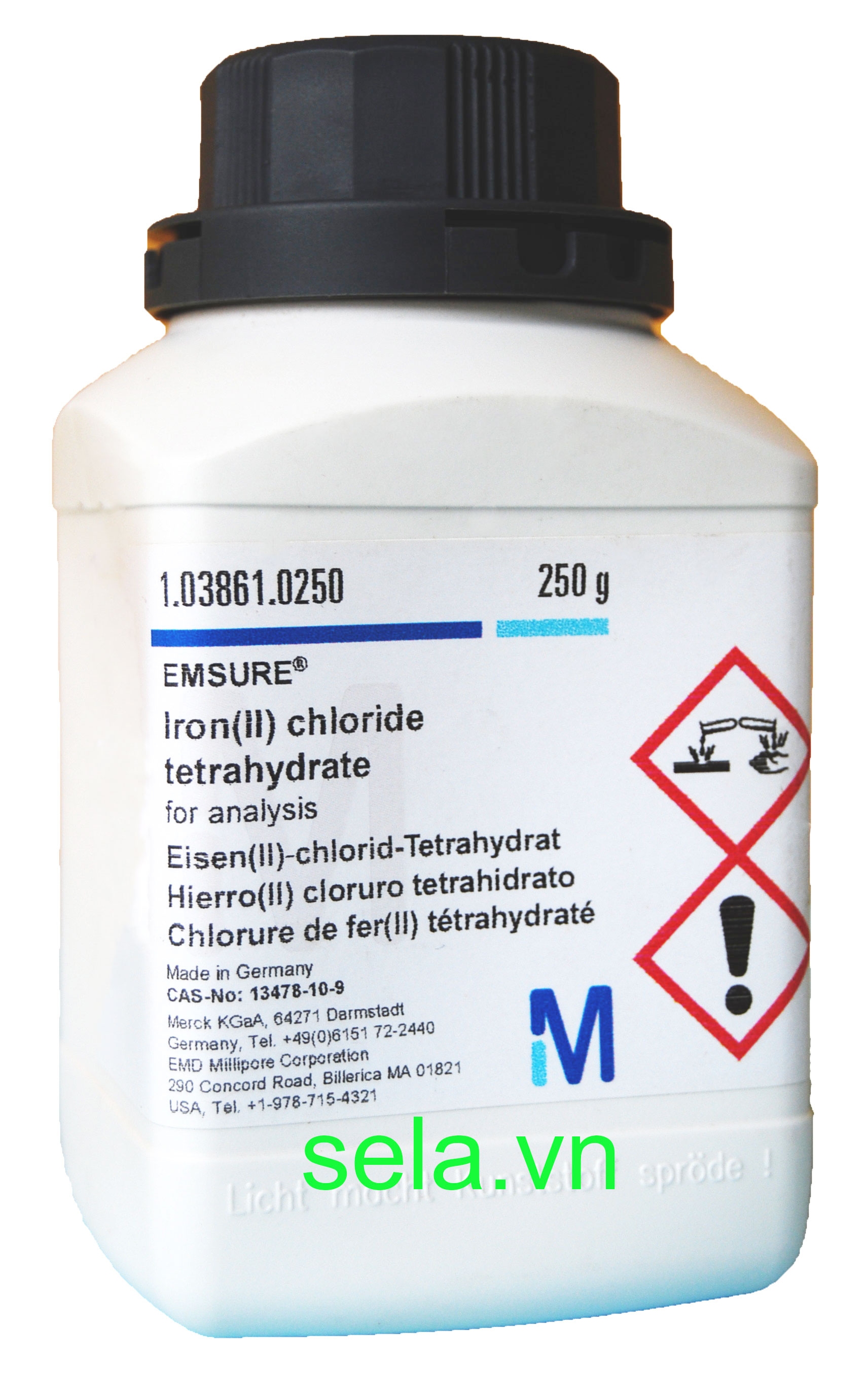 Iron(II) chloride tetrahydrate for analysis EMSURE®