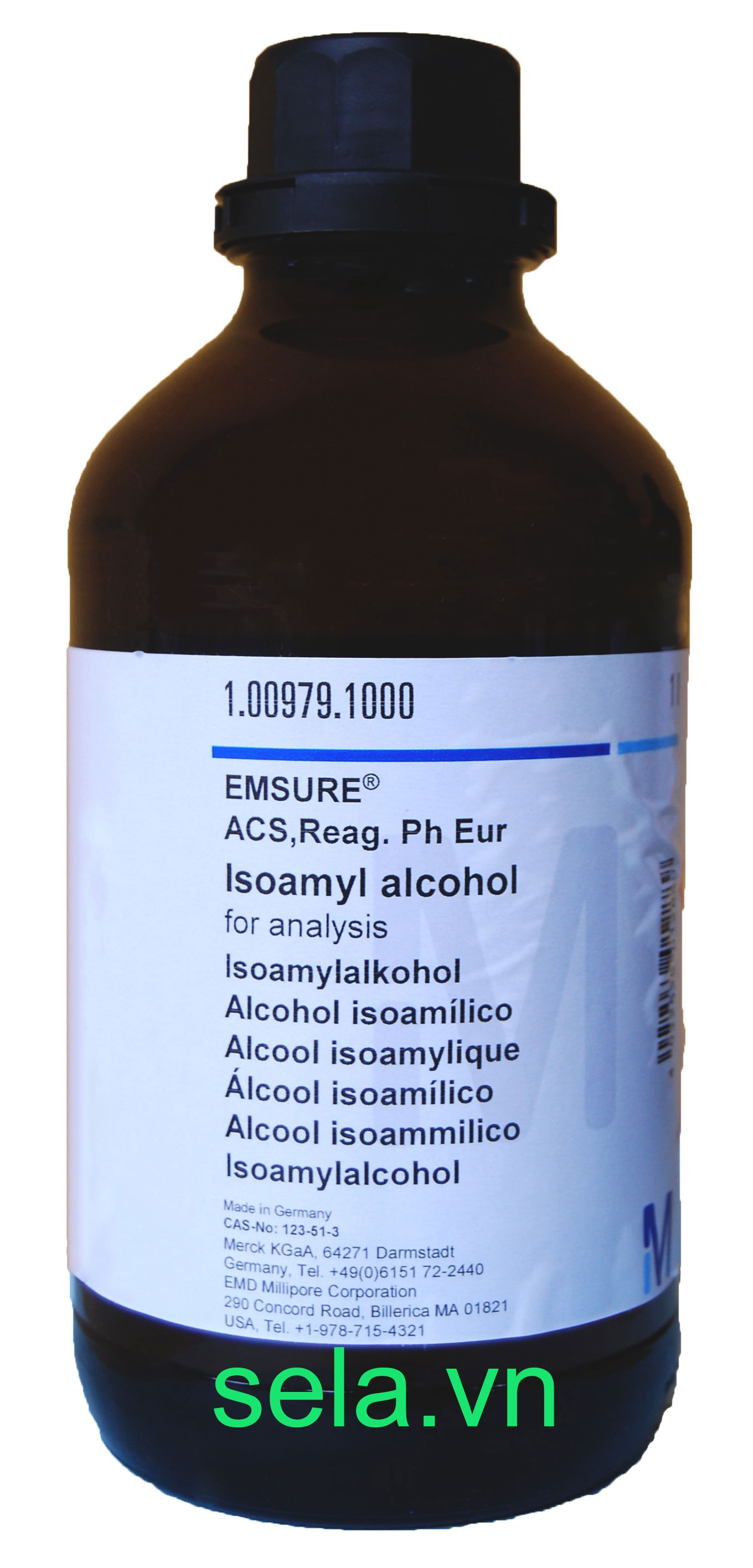 Isoamyl alcohol for analysis EMSURE® ACS,Reag. Ph Eur
