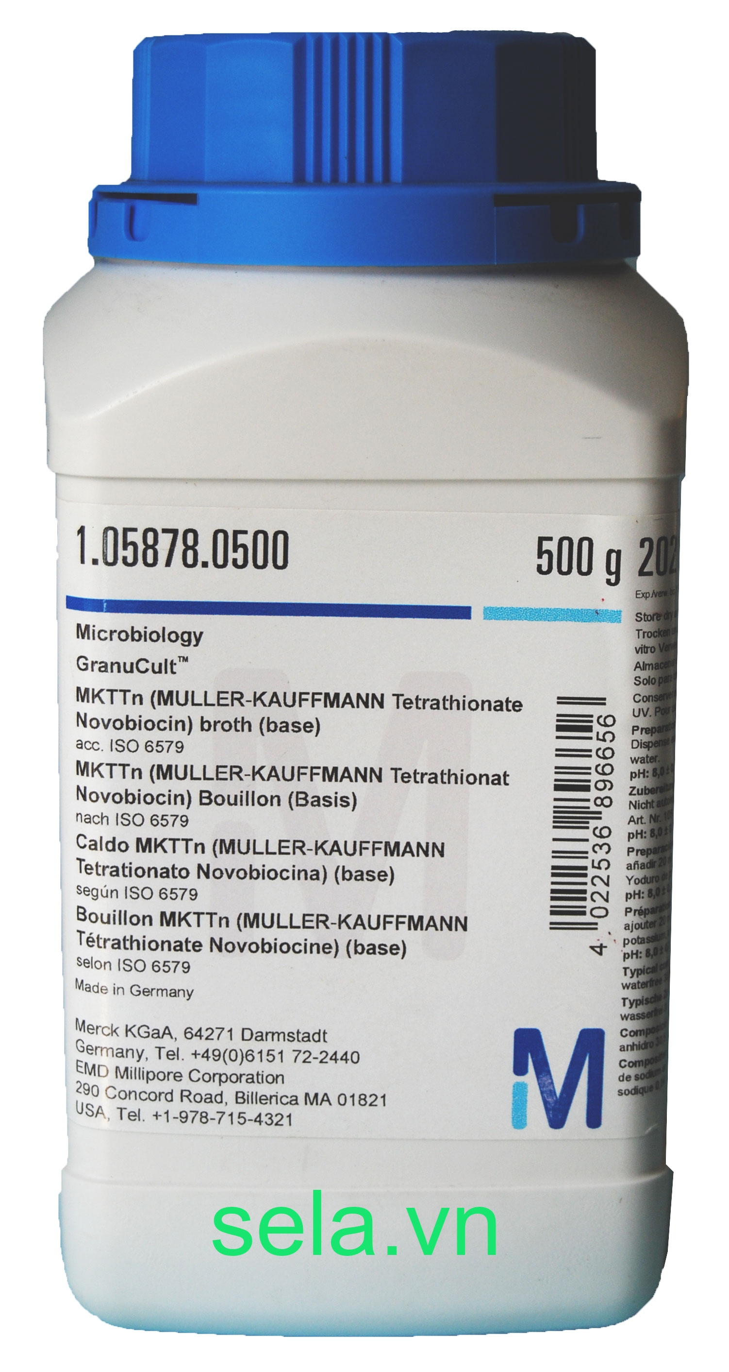 MKTTn (MULLER-KAUFFMANN Tetrathionate Novobiocin) broth (base) acc.ISO 6579