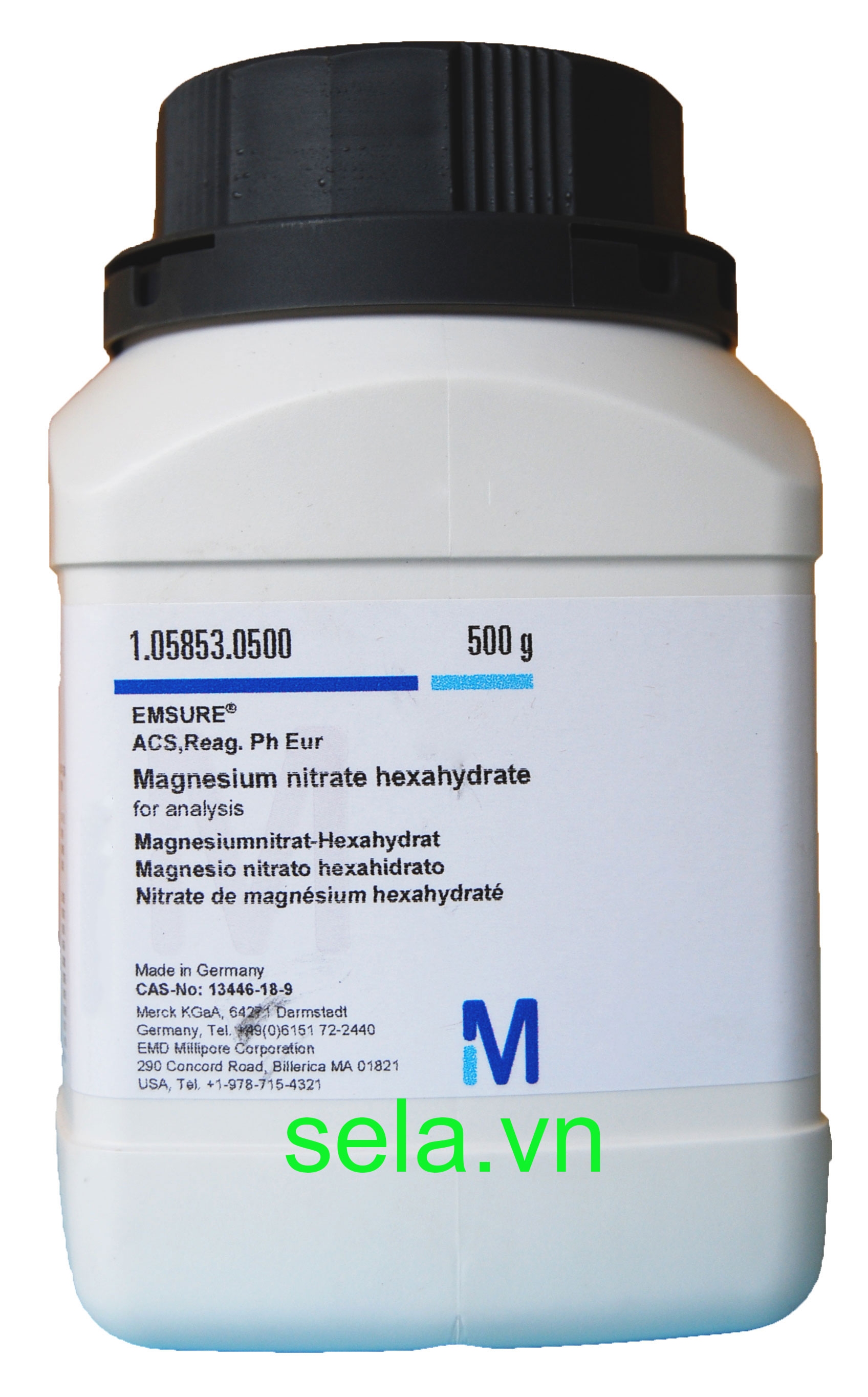 Magnesium nitrate hexahydrate for analysis EMSURE® ACS,Reag. Ph Eur