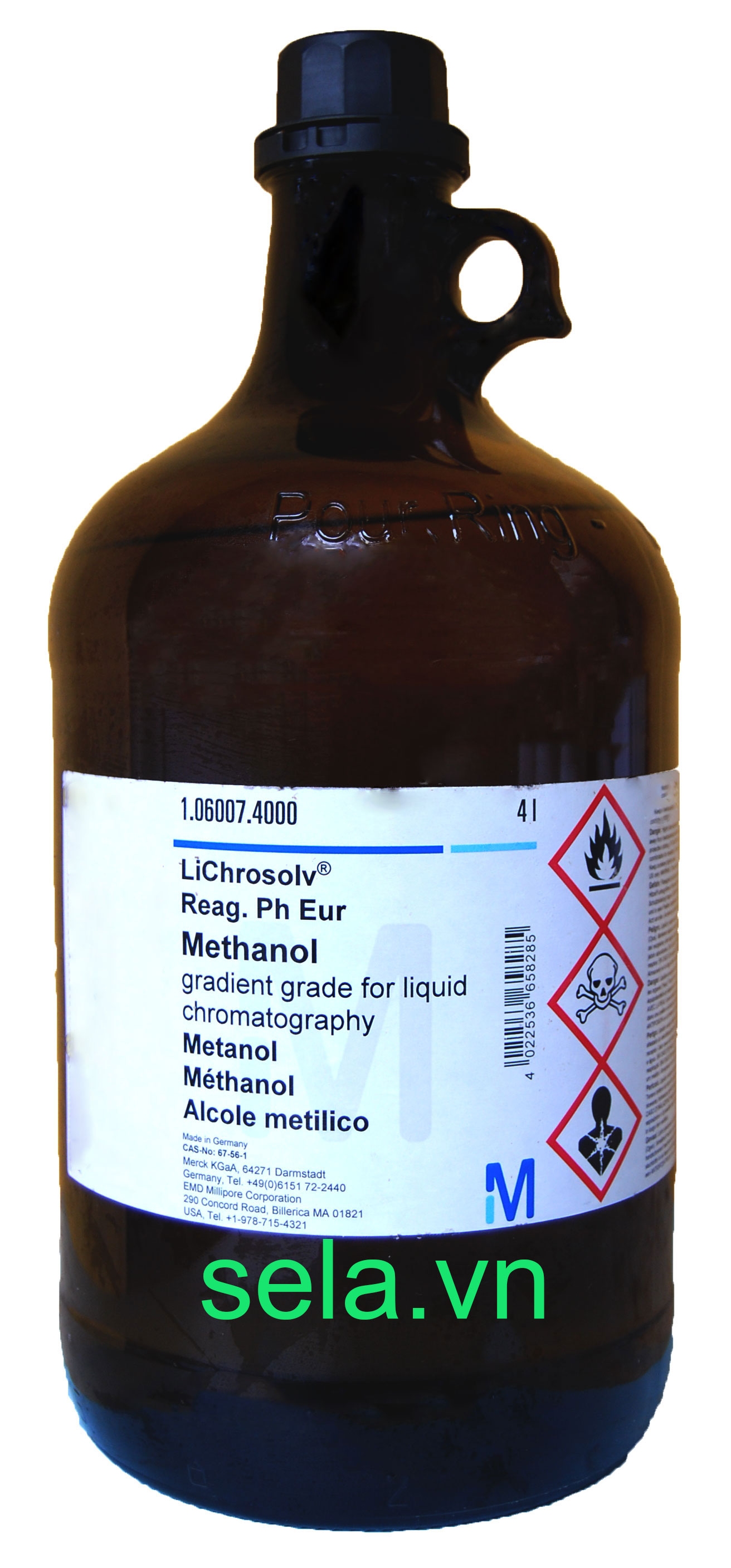 Methanol gradient grade for liquid chromatography LiChrosolv® Reag. Ph Eur