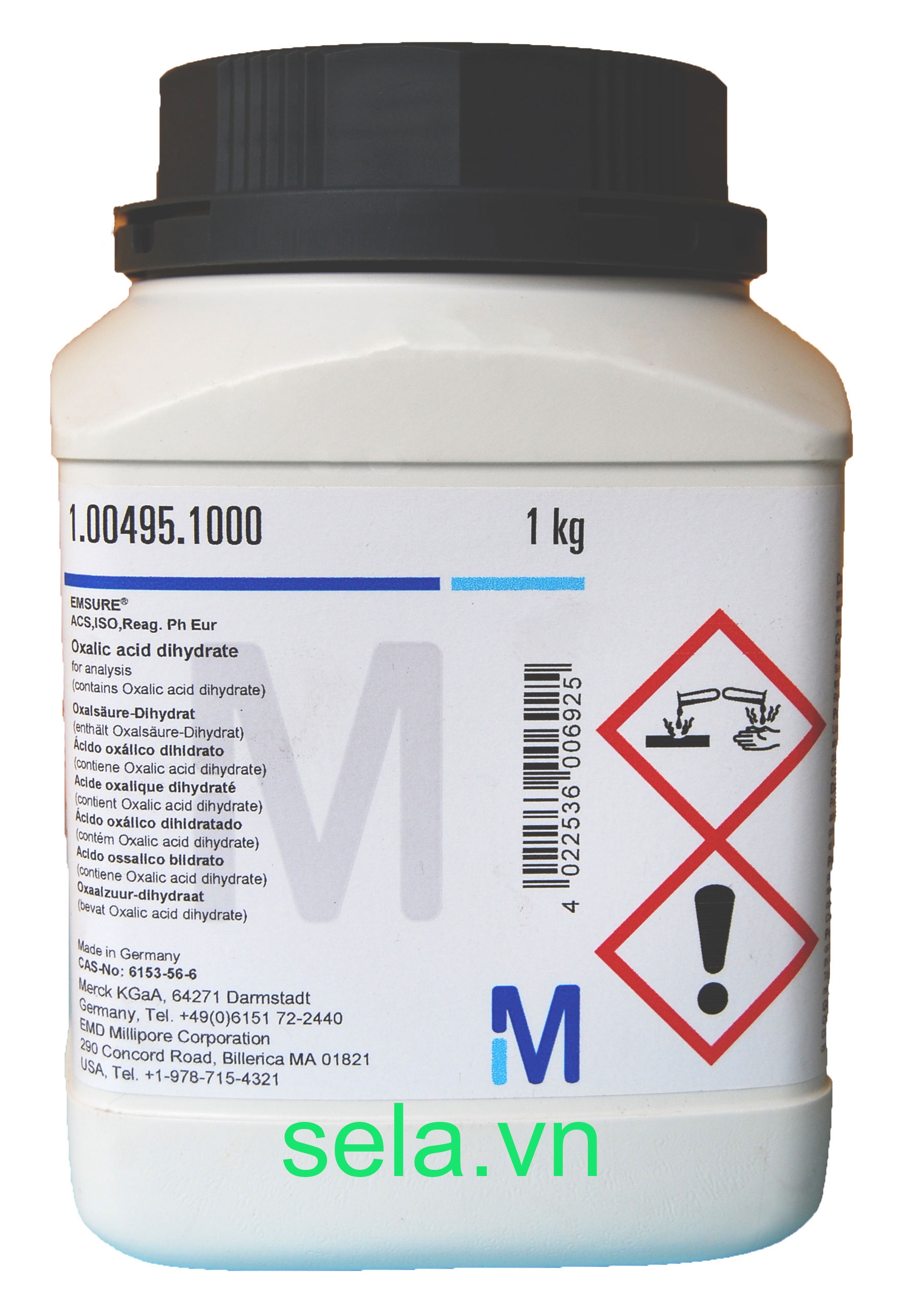 Oxalic acid dihydrate for analysis EMSURE® ACS,ISO,Reag. Ph Eur