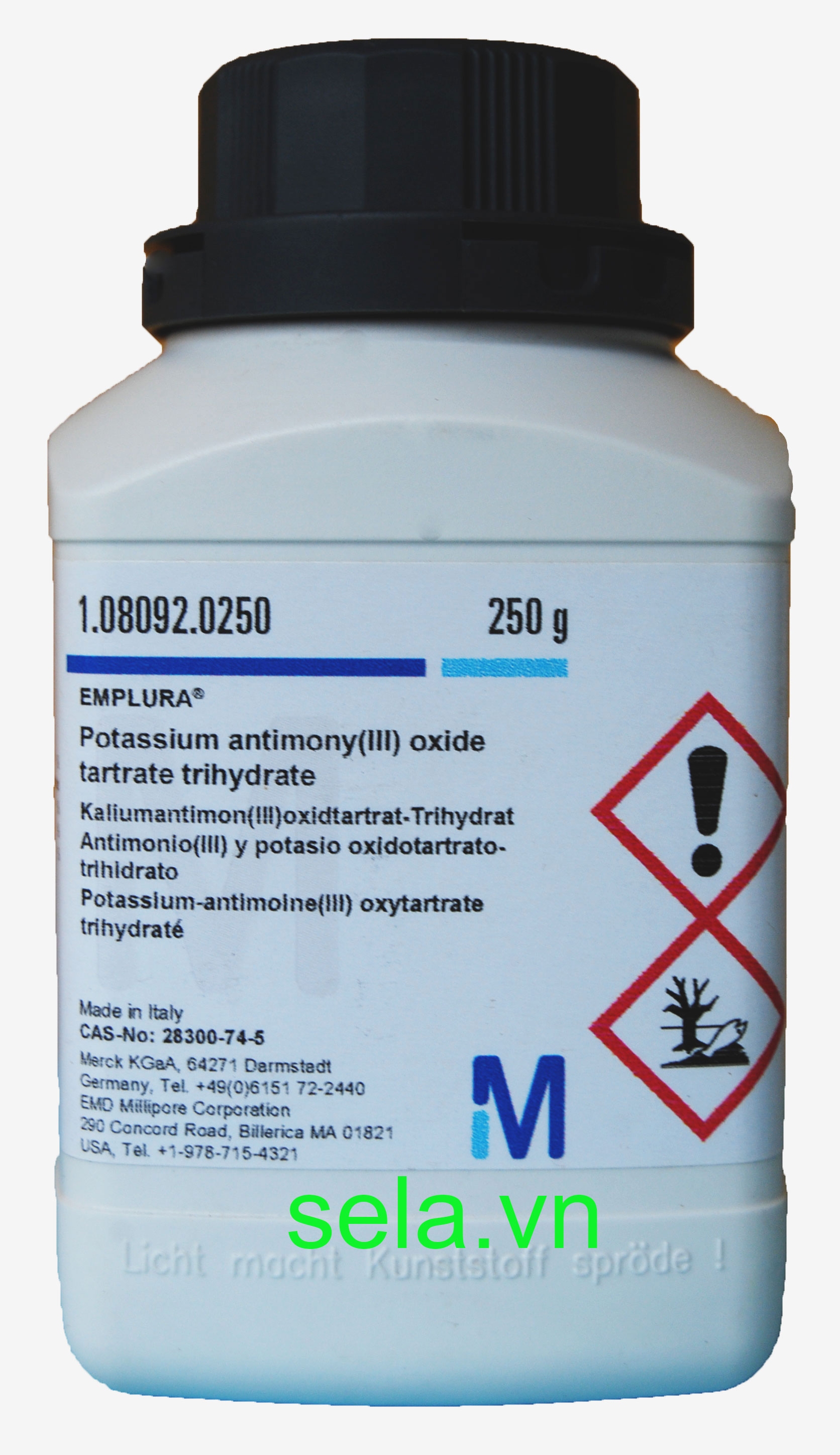 Potassium antimony(III) oxide tartrate trihydrate EMPLURA®