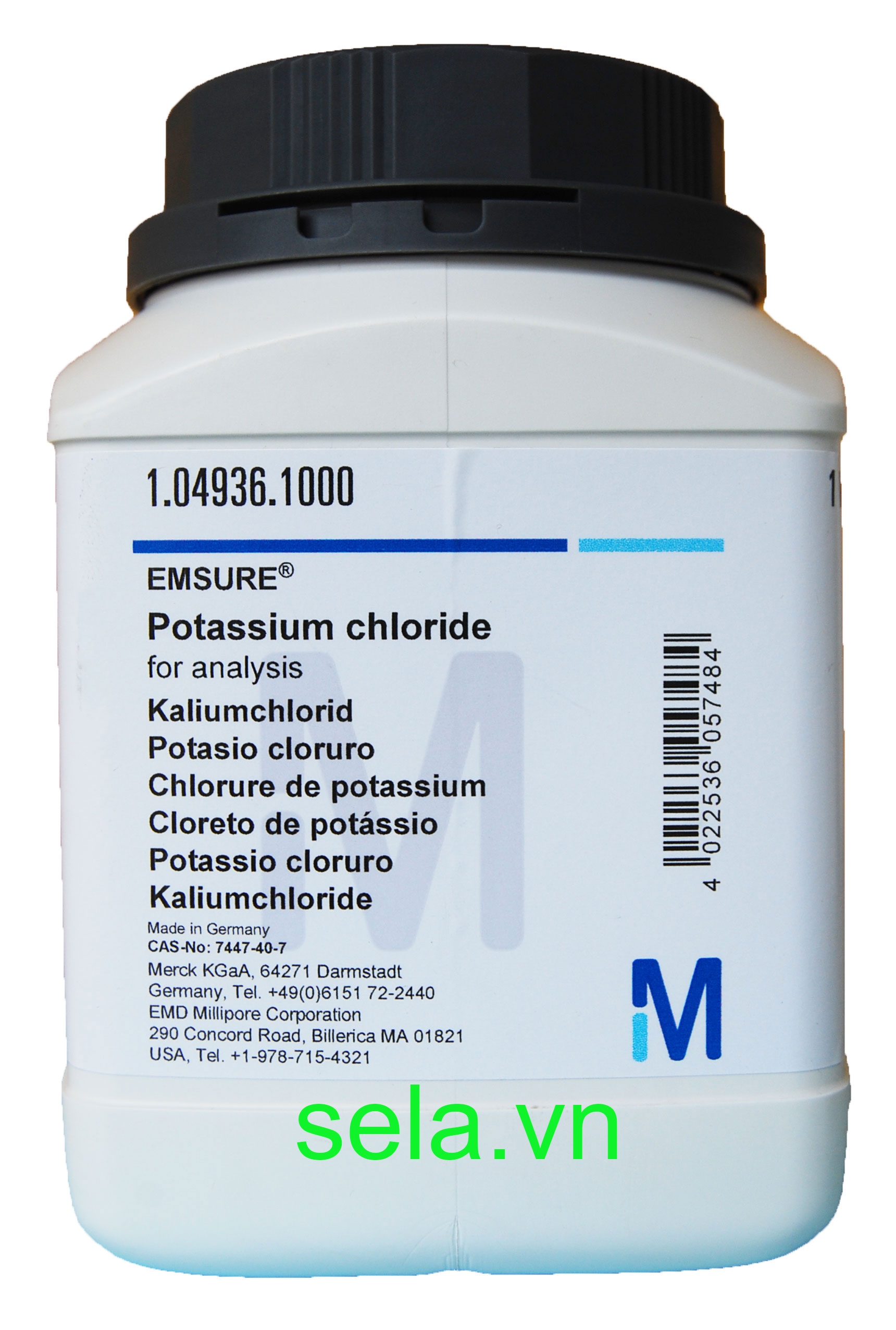Potassium chloride for analysis EMSURE®