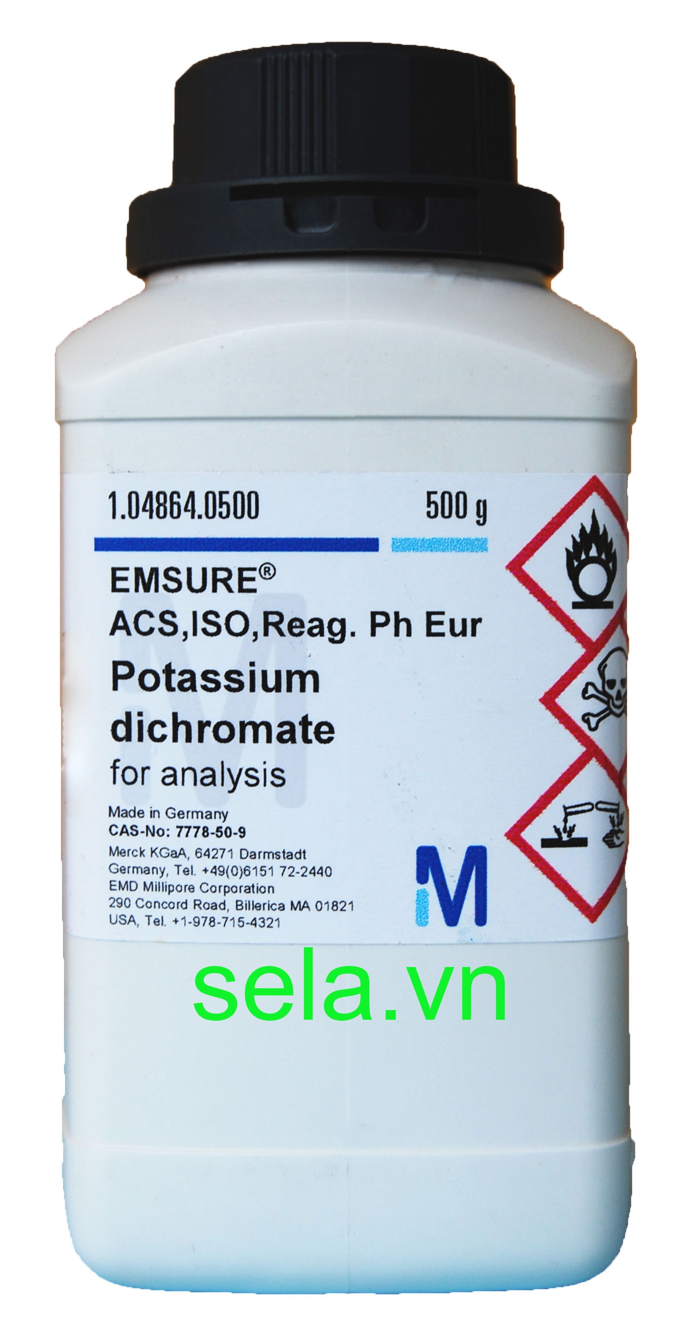 Potassium dichromate for analysis EMSURE® ACS,ISO,Reag. Ph Eur