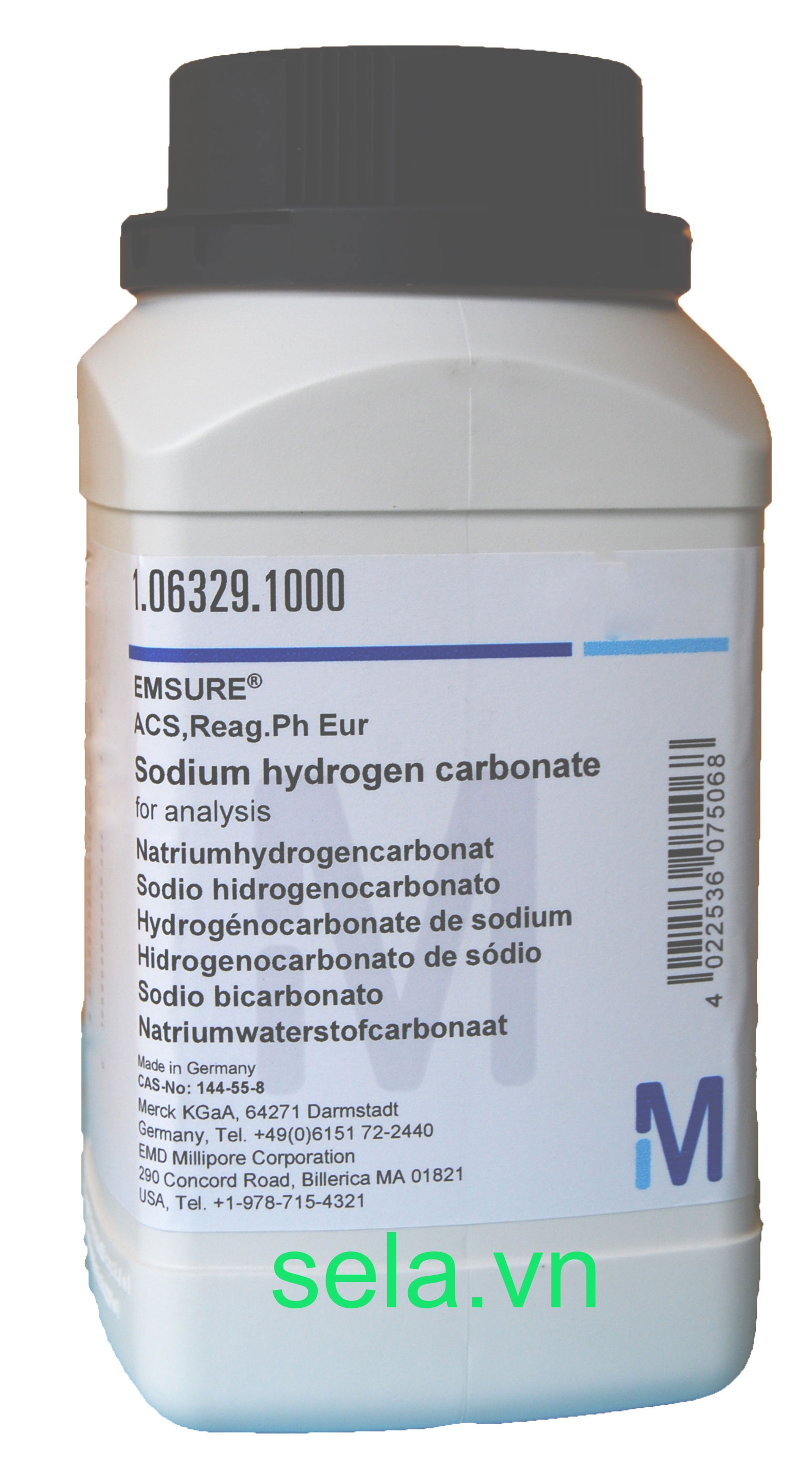 Sodium hydrogen carbonate for analysis EMSURE® ACS,Reag.Ph Eur