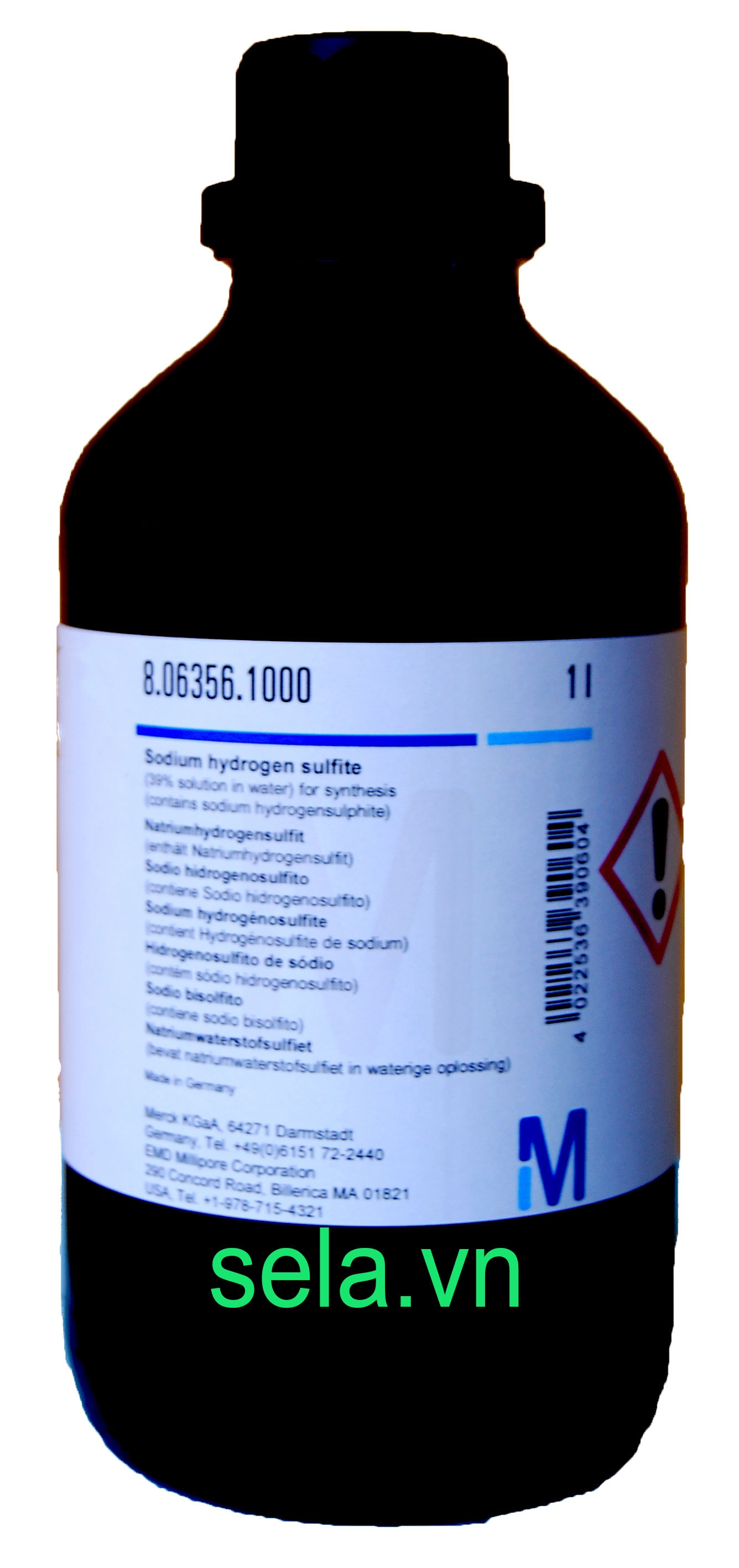 Sodium hydrogen sulfite (39% solution in water) for synthesis