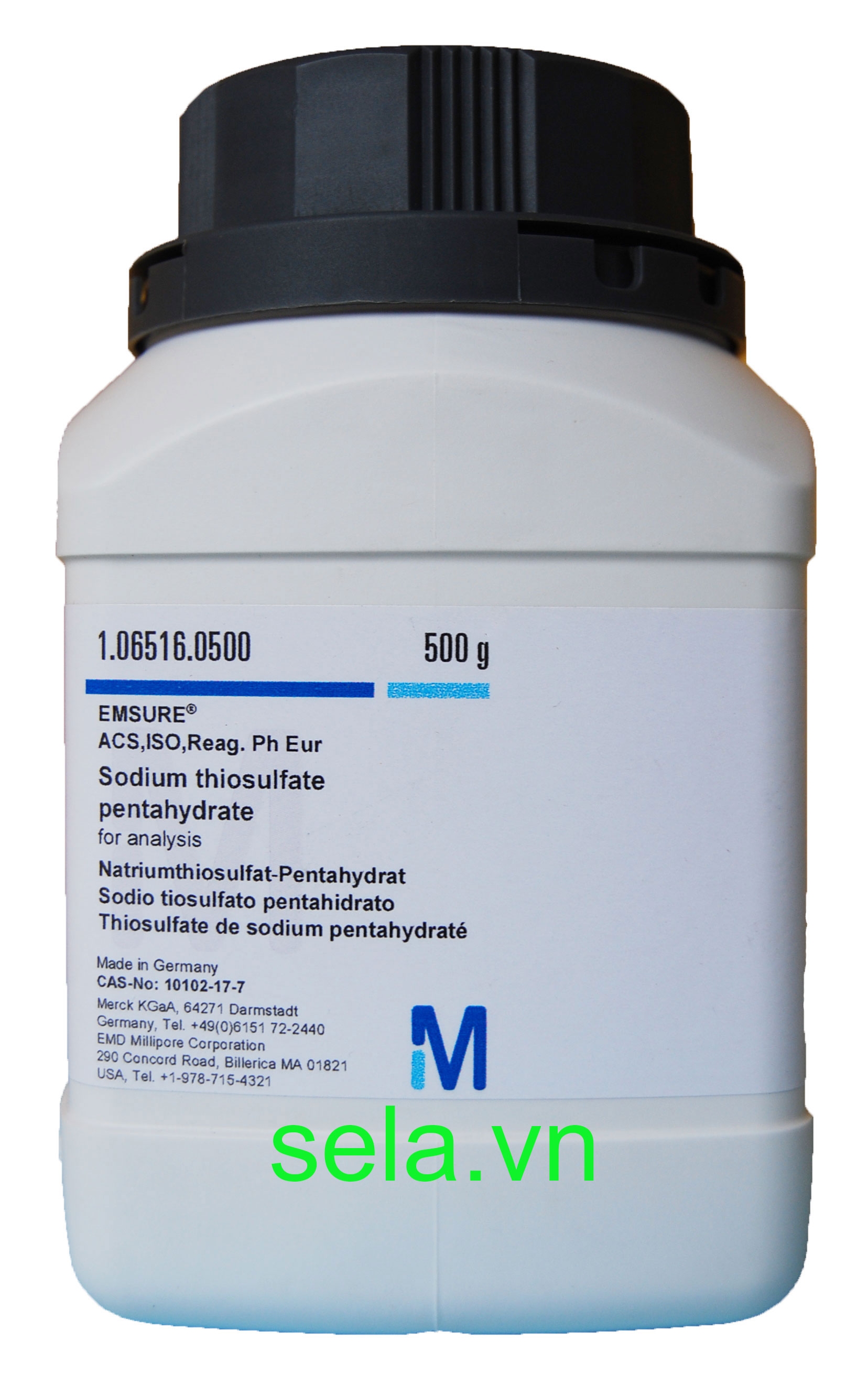 Sodium thiosulfate pentahydrate for analysis EMSURE® ACS,ISO,Reag. Ph Eur