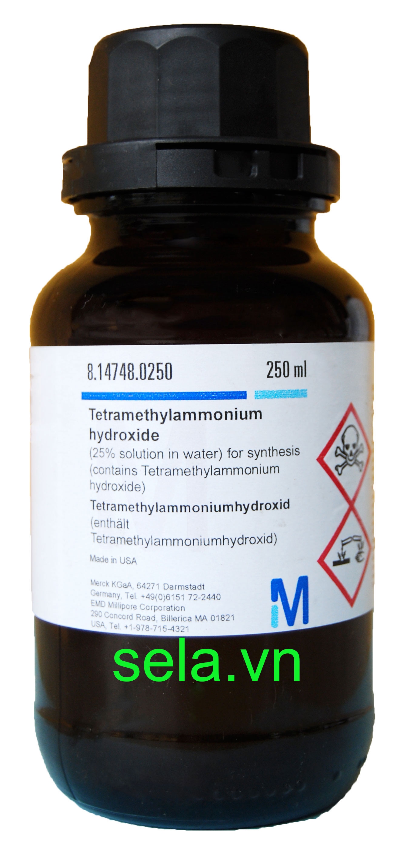 Tetramethylammonium hydroxide (25% solution in water) for synthesis