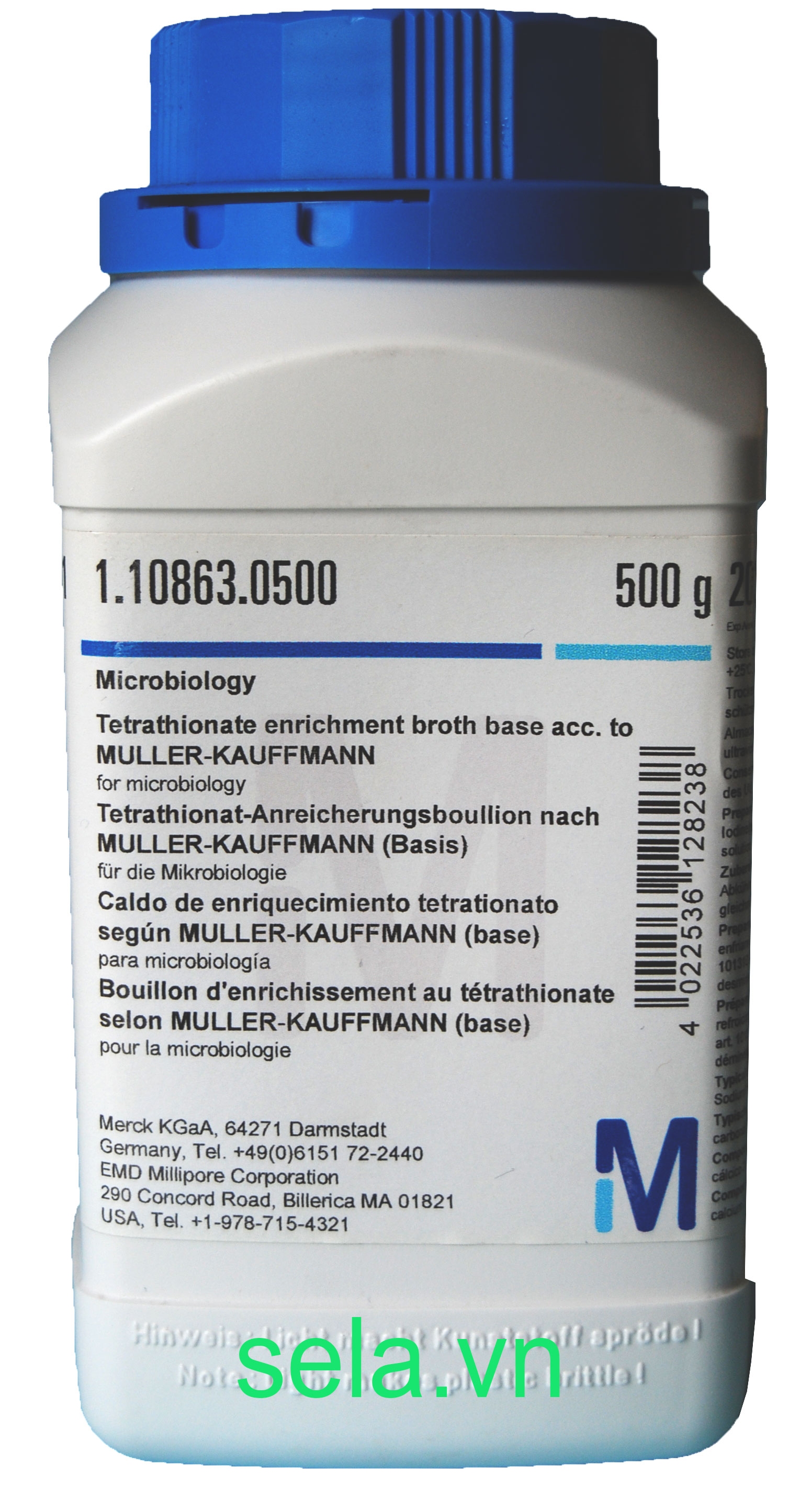 Tetrathionate enrichment broth base acc. to MULLER-KAUFFMANN for microbiology