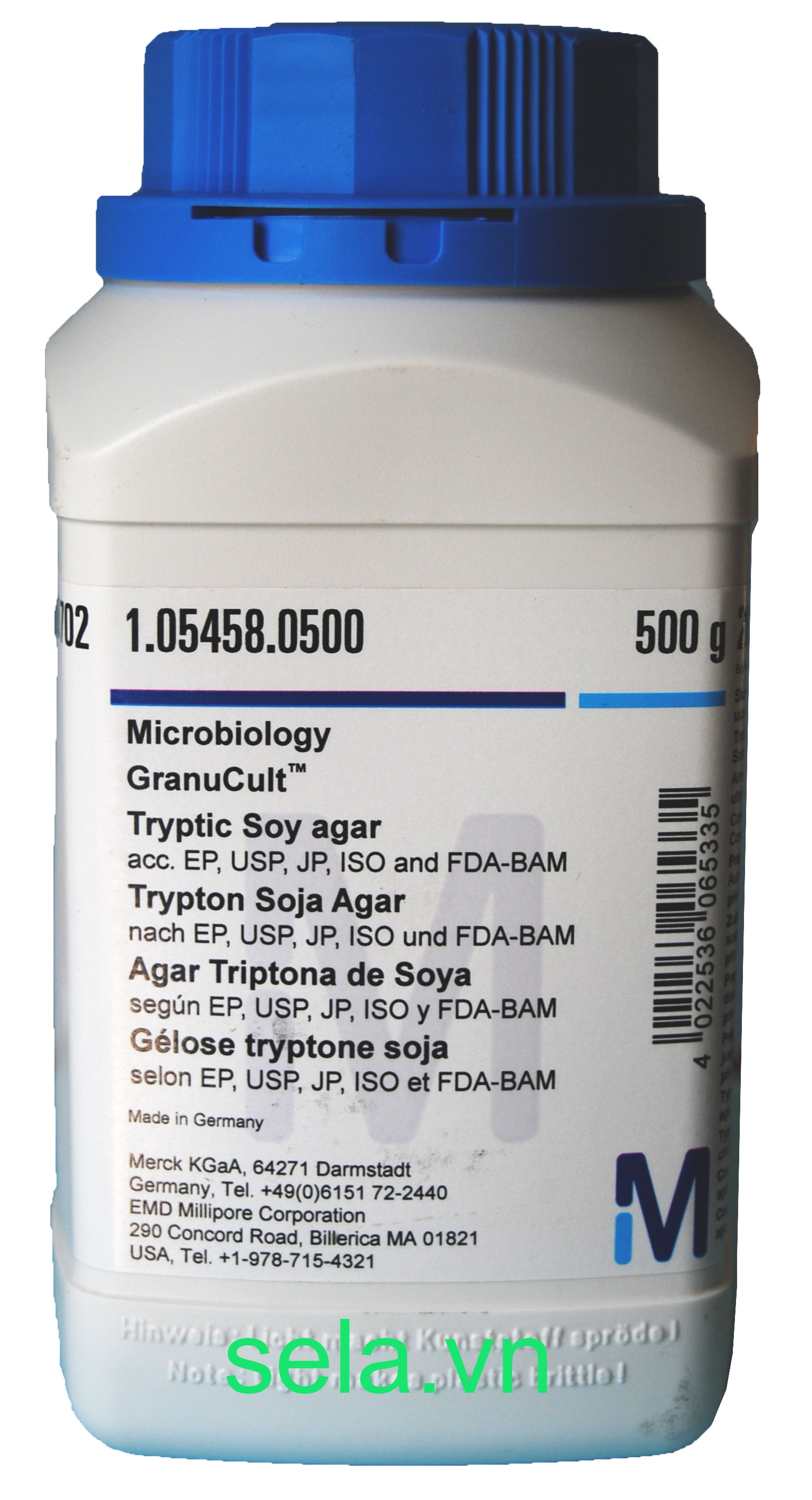 Tryptic Soy agar acc. EP, USP, JP, ISO and FDA-BAM GranuCult™