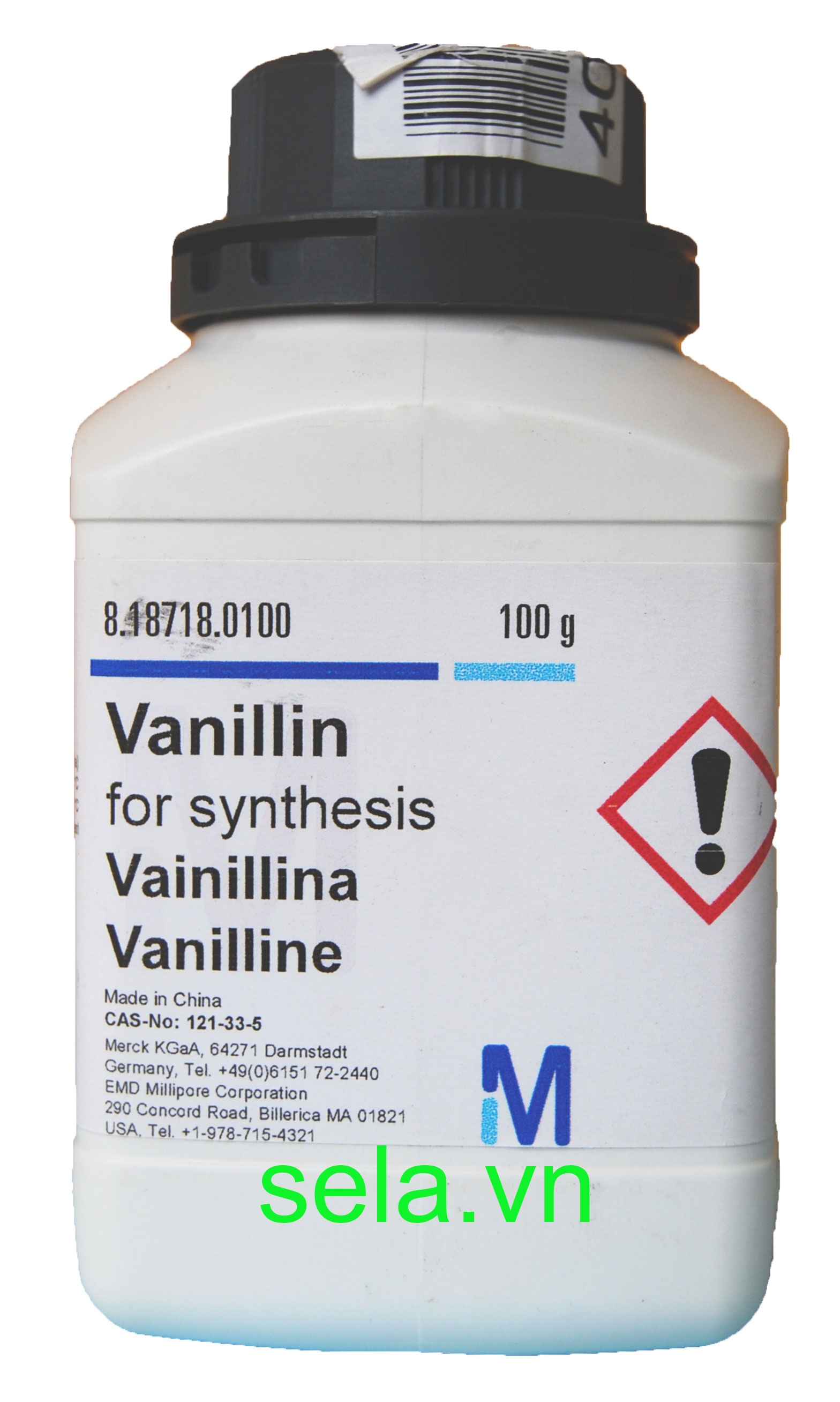 Vanillin for synthesis