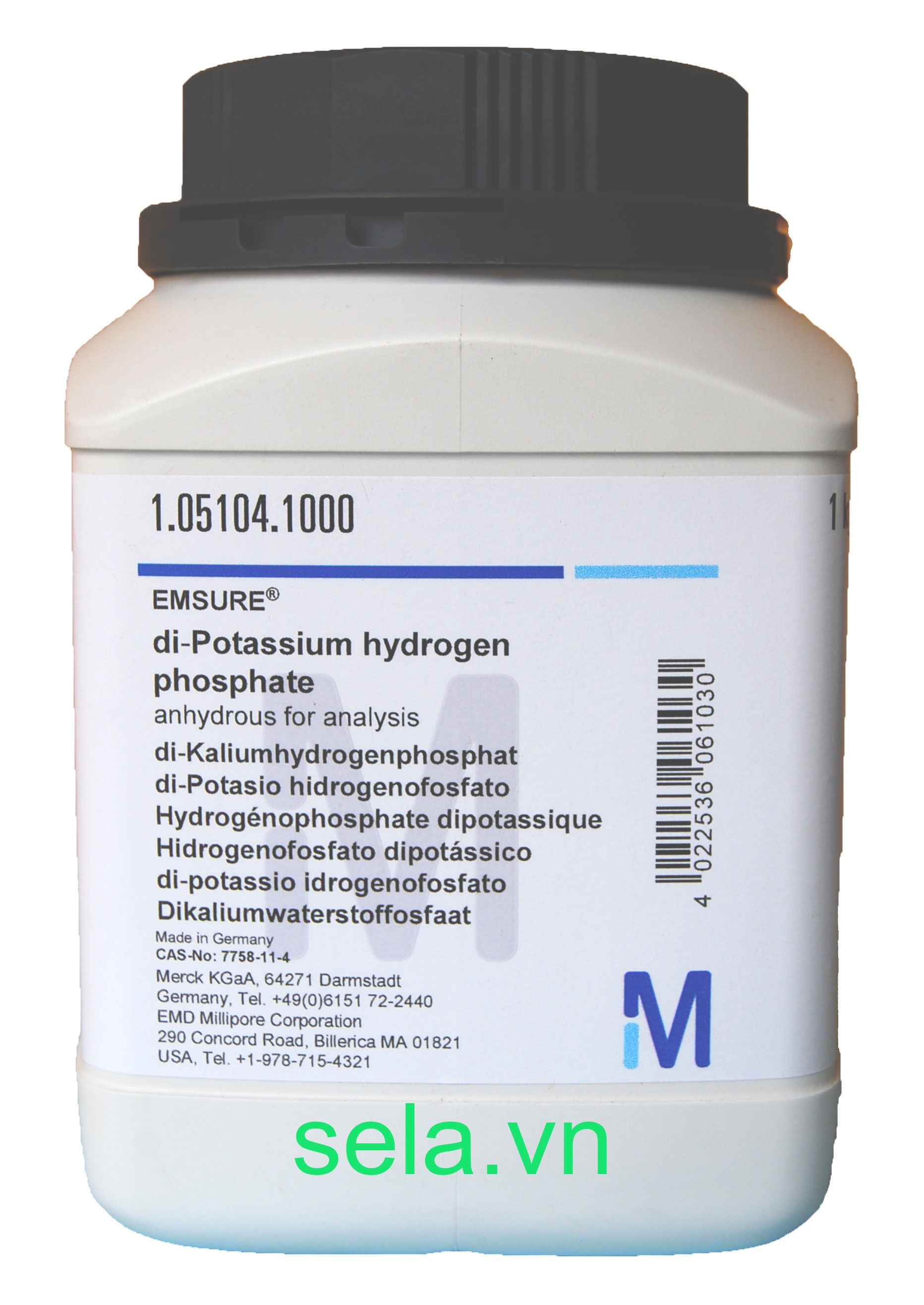 di-Potassium hydrogen phosphate anhydrous for analysis EMSURE®