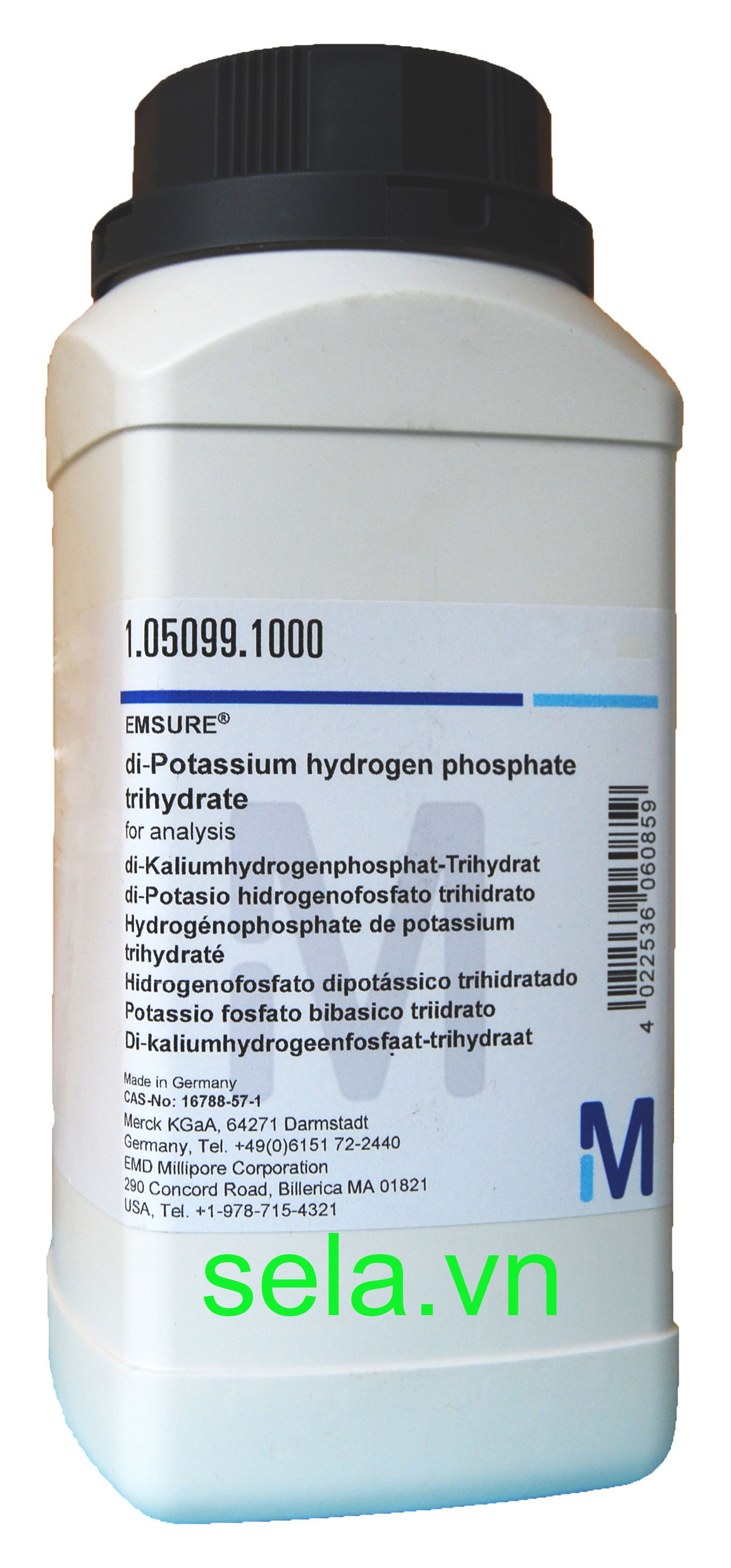 di-Potassium hydrogen phosphate trihydrate for analysis EMSURE®