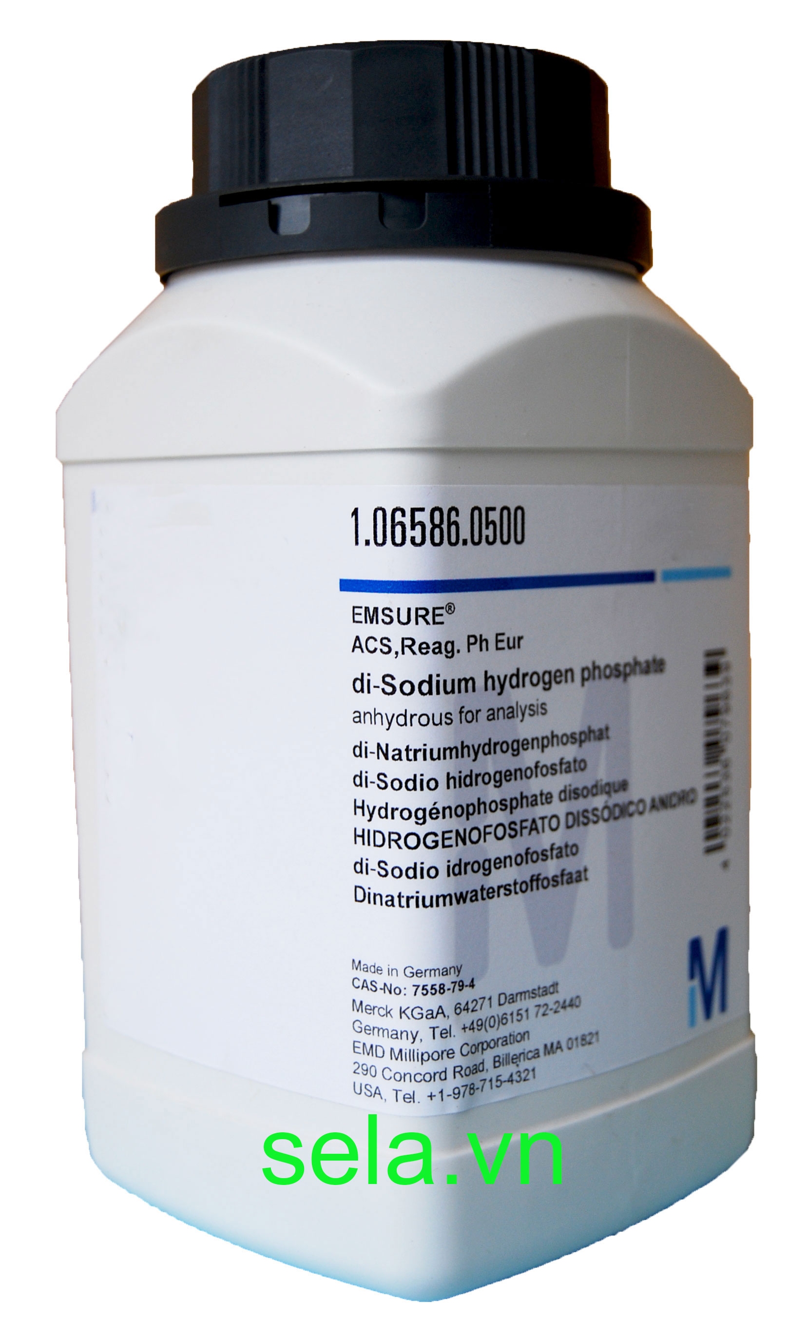 di-Sodium hydrogen phosphate anhydrous for analysis EMSURE® ACS,Reag. Ph Eur