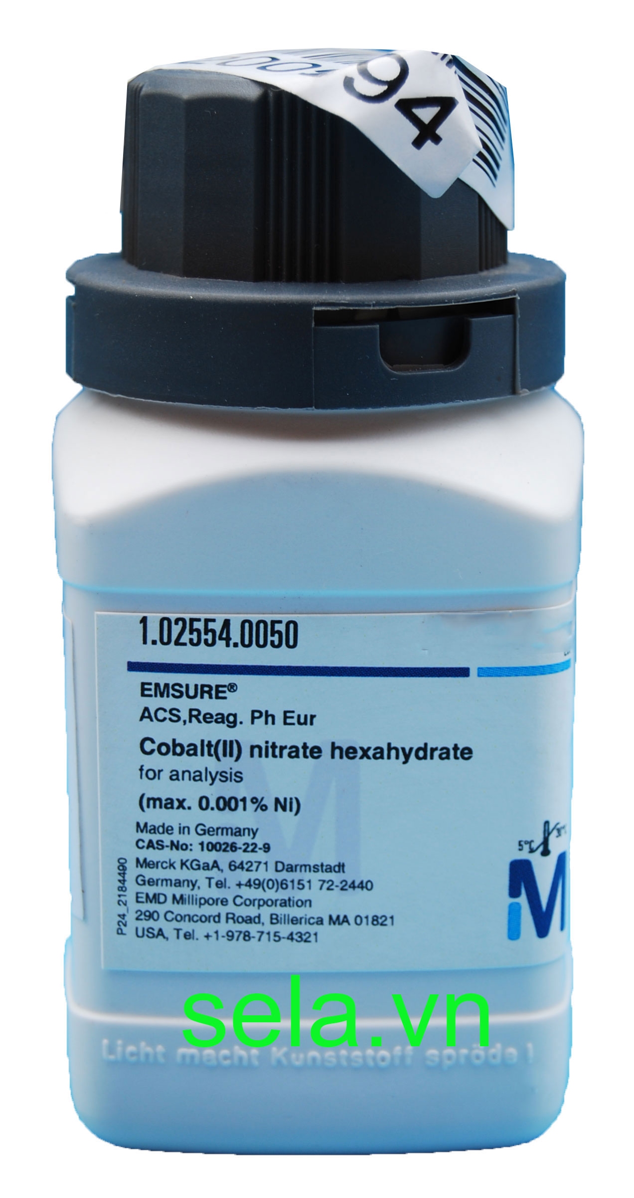 Cobalt(II) nitrate hexahydrate for analysis (max. 0.001% Ni) EMSURE® ACS,Reag. Ph Eur