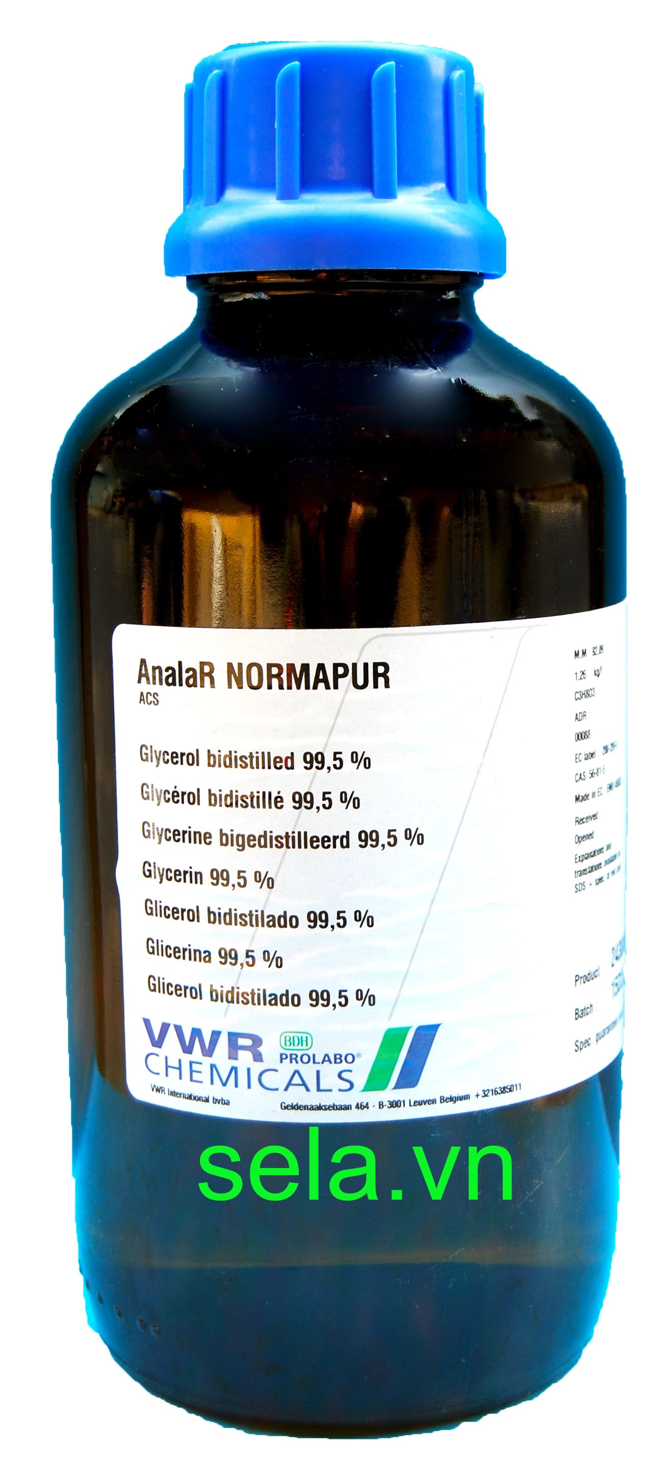 Glycerine ≥99.5% AnalaR NORMAPUR® ACS, redistilled